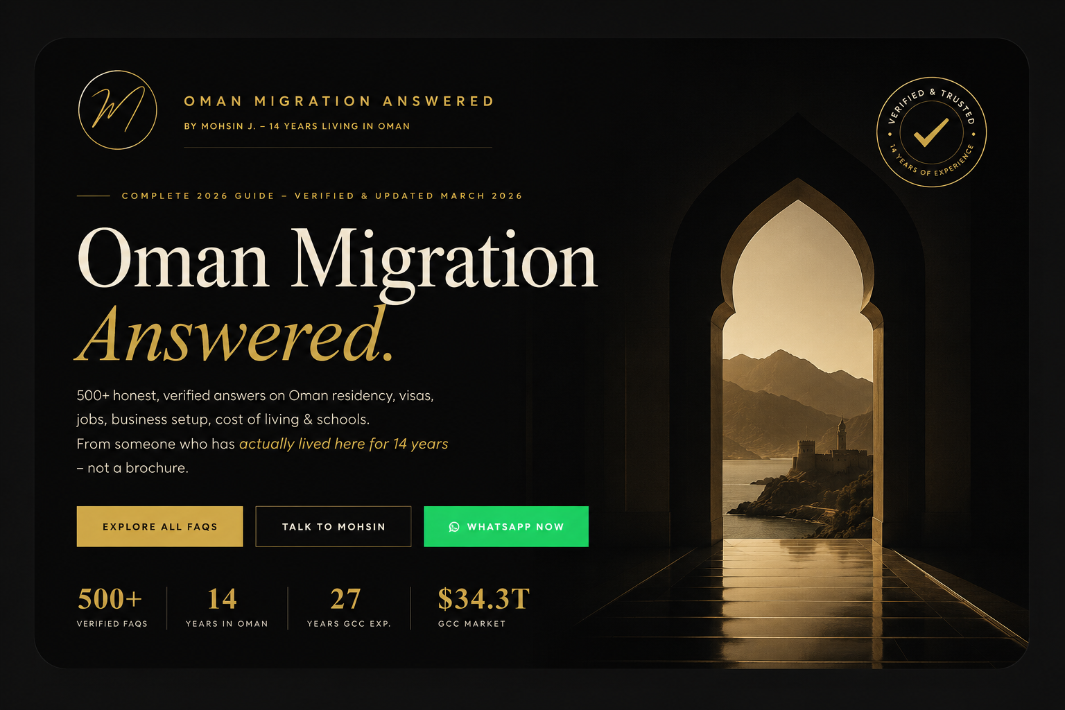 Oman Migration Answered 